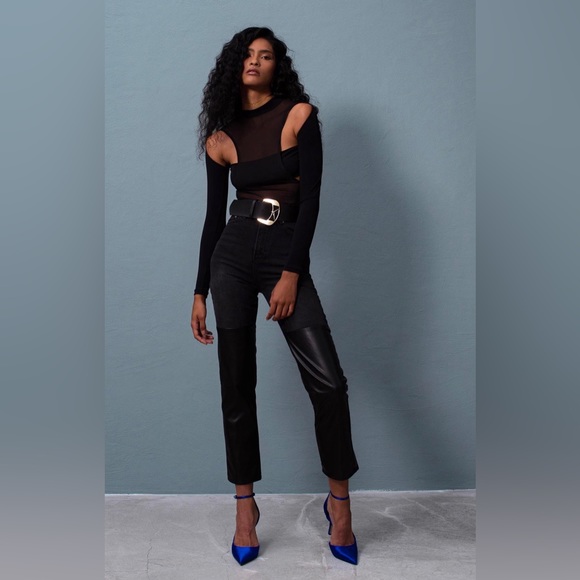 BSL Faux Leather/Jeans - Picture 6 of 9